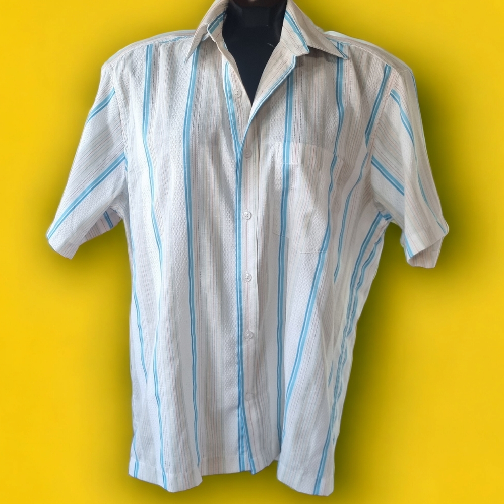 🌟3/$40 Sale!Mix & Match🌟Vantage Men's Striped Shirt